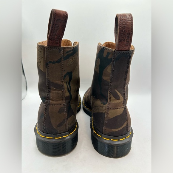 NEW RARE Dr Martens Pascal 1460 Camo combat boots Lace Up 8 Eye MADE IN ENGLAND - Picture 6 of 13